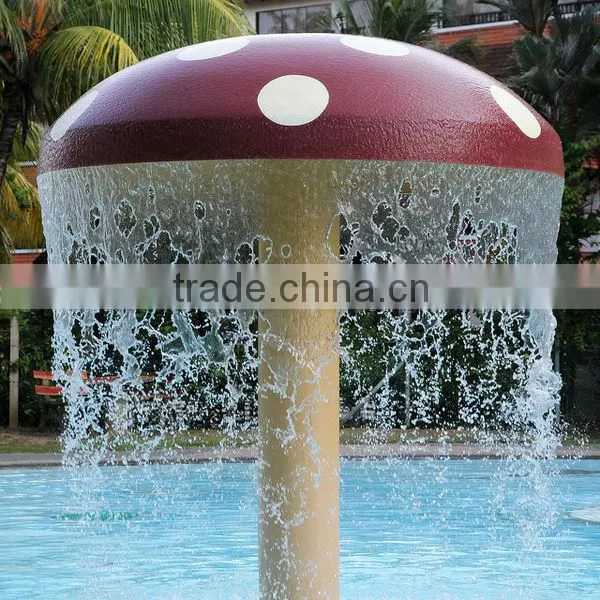 2014 summer hot sale water park fountain Special design stainless steel mushroom fountain