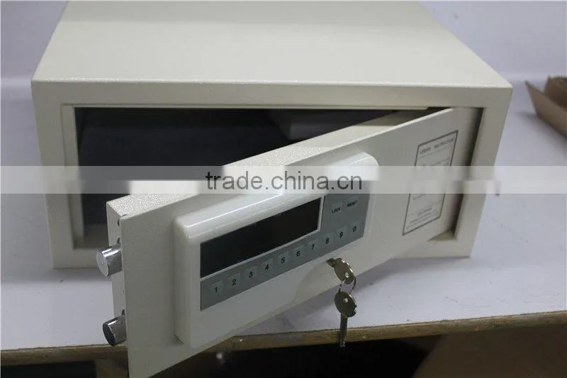 Mini hotel room safe deposit box, portable safe box, fireproof safe deposit box