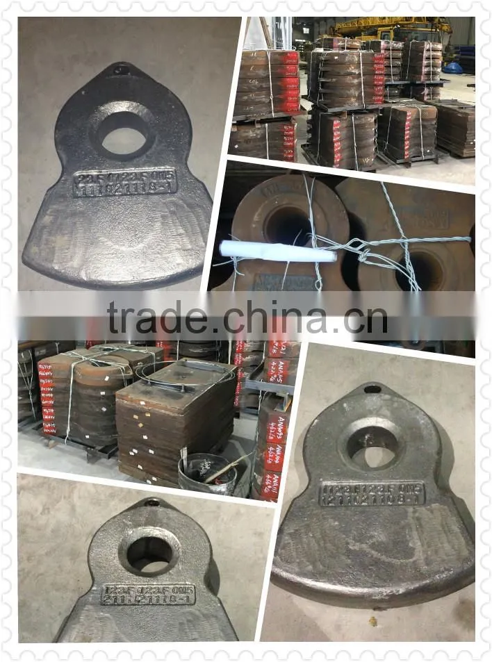 High Chrome Board Crusehr Hammer Crusher Machine spare parts Foundry