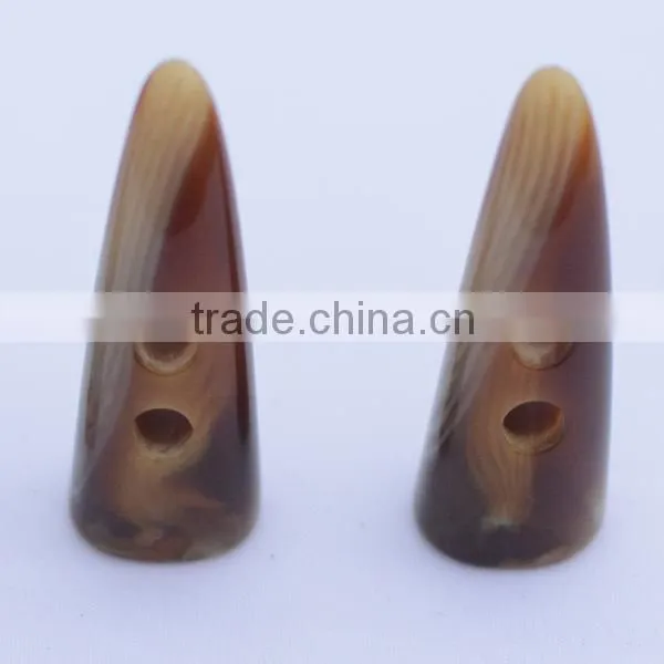 imitation plastic cow horn button for coat