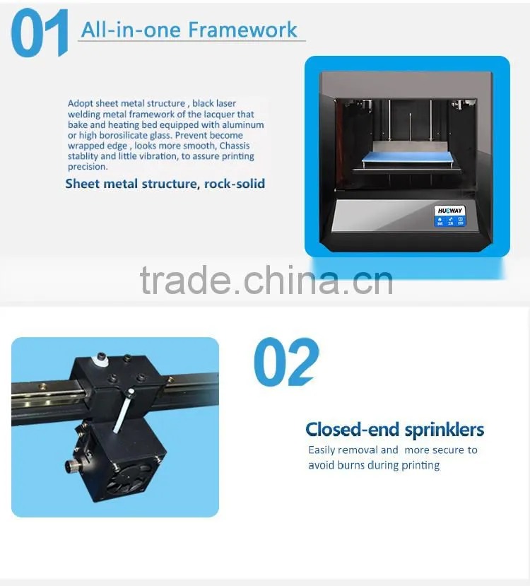 China high stable and speed FDM technology 3d printer china for promotion