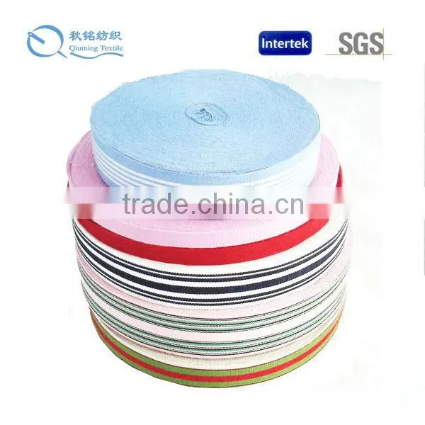 2015 Best popular high quality soft and comfotable herringbone cotton webbing tape