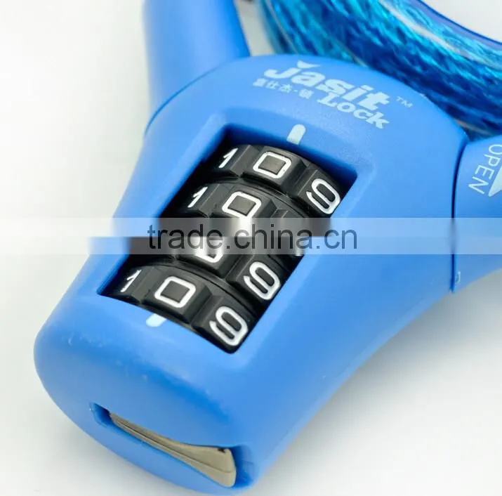 YiFeng 4 Digit Combination Bicycle Lock Cable Lock YF21059