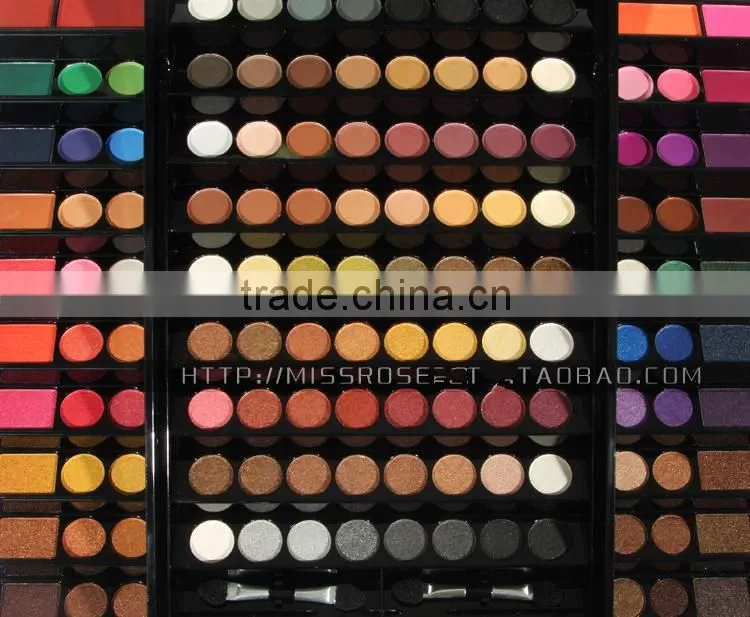 Miss Rose Professional wholesale Makeup Eyeshadow Palette/makeup 132 multi colored eyeshadow