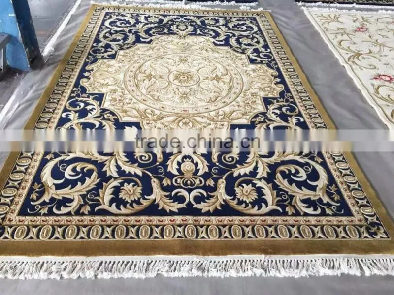 chinese traditional design handmade newzealand wool carpet factory whosale chinese antique handmade wool carpet