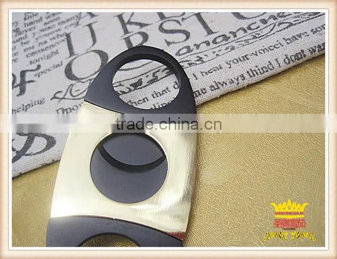 Gold cigar cutter, cigar scissors