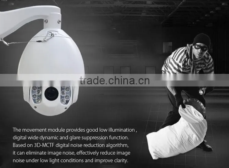 2016 Suntor Intelligent 22x 1080P Infrared Digital HD High Speed Dome IP IR Camera