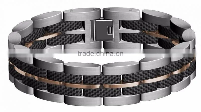 10 mm Wide blue 316L Stainless Steel Bracelet for men Most Popular Products bracelet