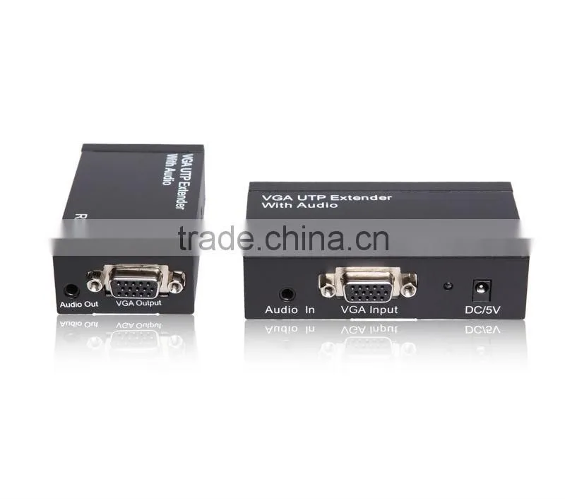 Cost efficient 1X2 VGA Splitter with Audio support 300m PETVES