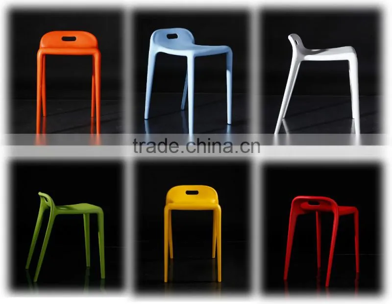 modern cheap plastic side stool chair factory price