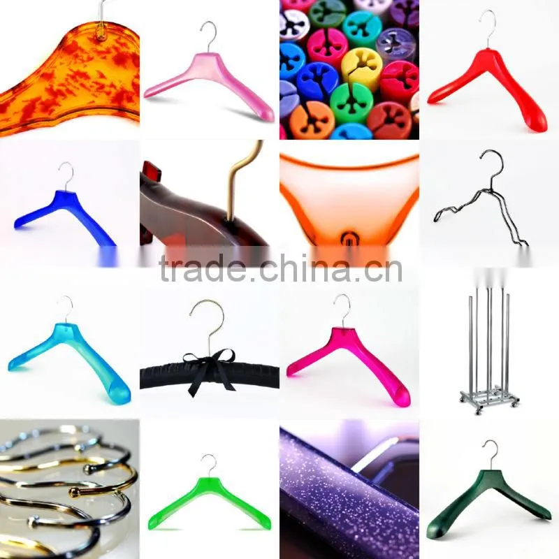 Durable Plastic Luxury Suits Hanger for Clothing Manufacturer