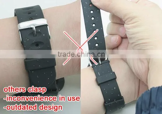 Noproblem P035 FDA cool man germanium scalar charm power tourmaline stainless silicone fashion health bracelet
