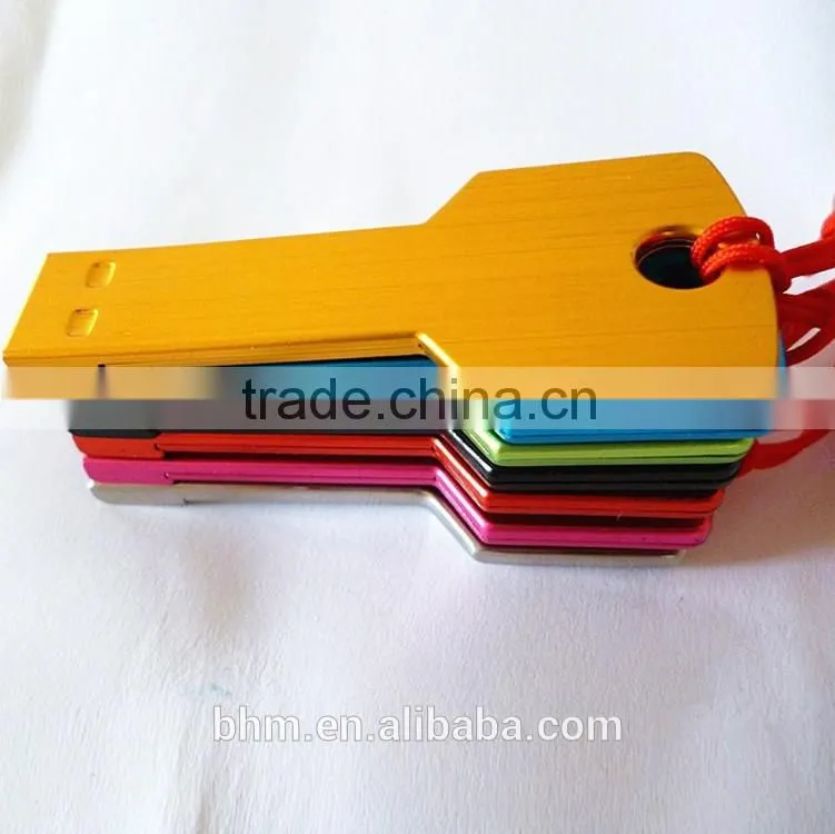 Best selling and portable mini key shape usb flash drives full capacity