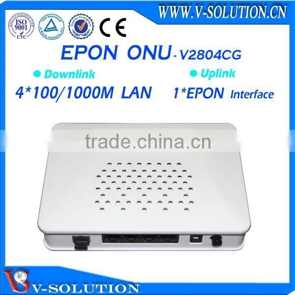 CE Certificated 4GE+WiFi GPON ONT Fiber Optic Wireless WiFi Router FTTH Modem Compatible with Huawei/ZTE/Fiberhome OLT