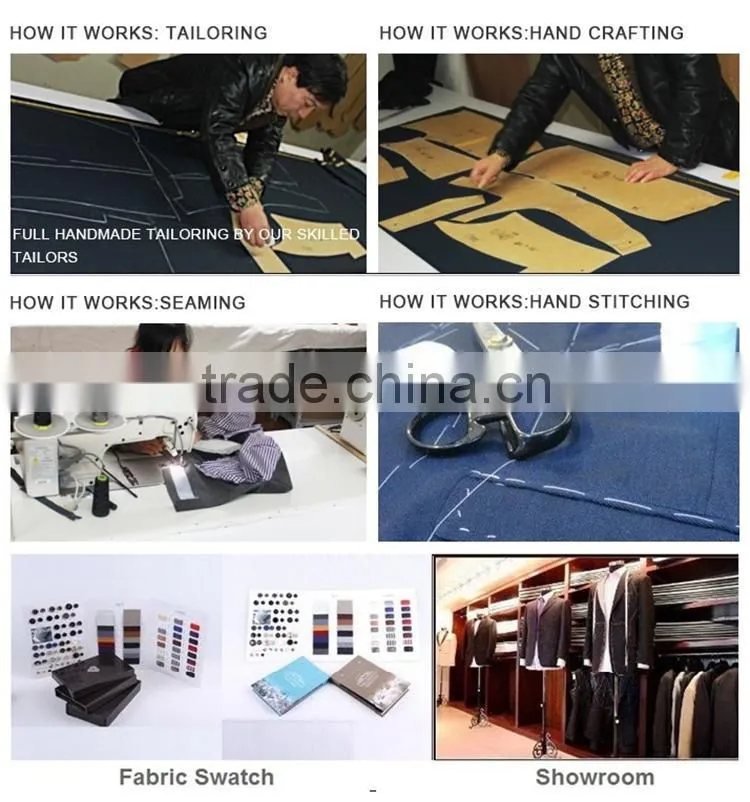 High Quality Custom Made Notch Lapel Men Fashion Long Coat Winter