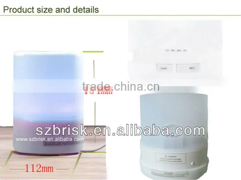 700ml Home ultrasonic China wholesale aromatherapy diffuser BK-EG-FD09
