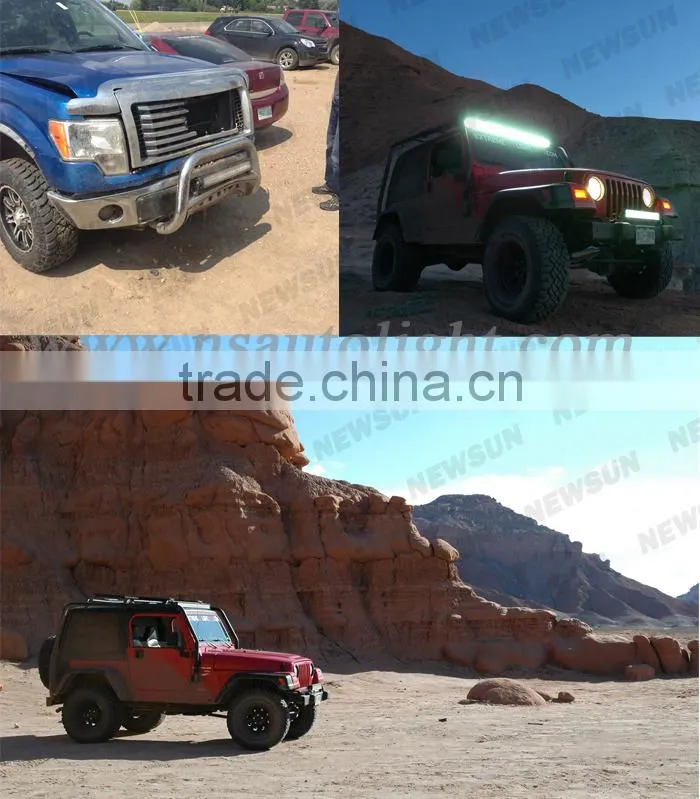 Wholesale 12v car led light bar for offroad IP67 CE RoHs car curved led off road led light bar