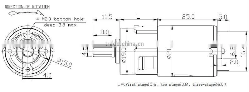 New products hot selling low voltage 6v micro dc motor