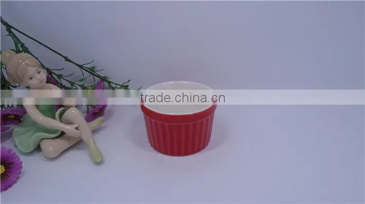 Cheap colorful mini cearmic baking cup