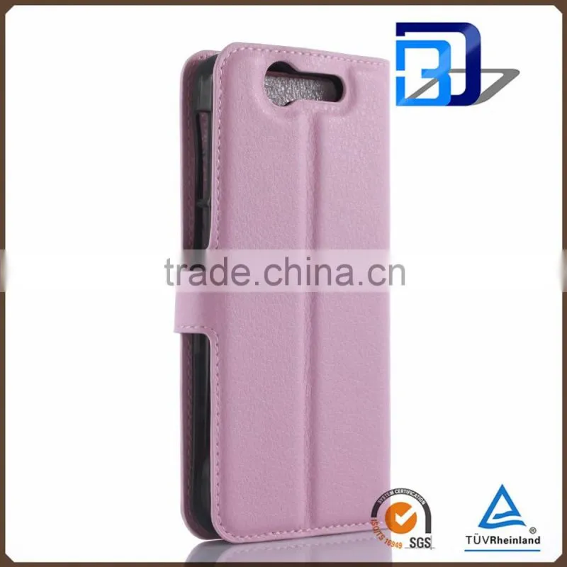 New products 2016 innovation product Stand Wallet Lychee Flip Leather cover for ZTE Blade S7 case mobile accessories