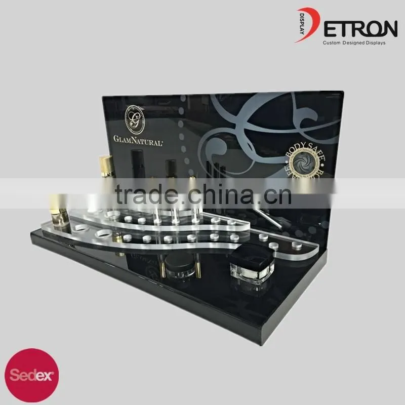 Acrylic cosmetic lipstick display cosmetic shelf R160732