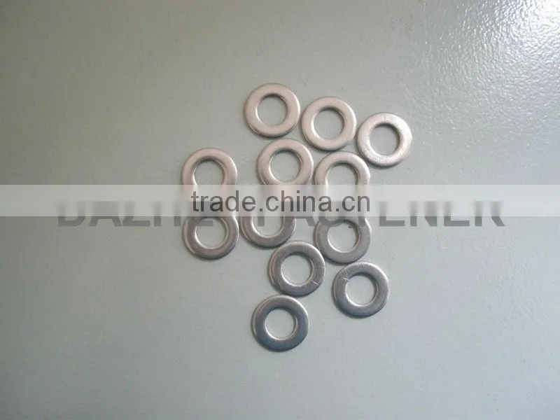 DIN125 round flat washers zinc plated