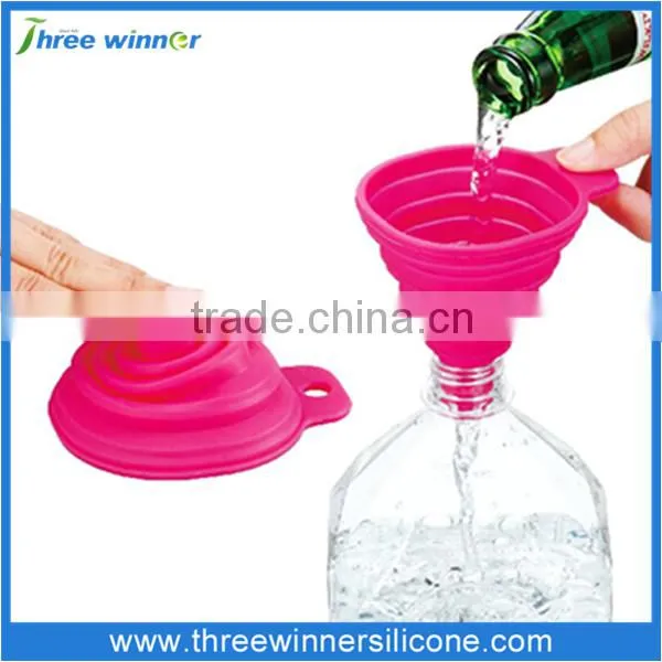 Hot selling products kitchen tools silicone funnel