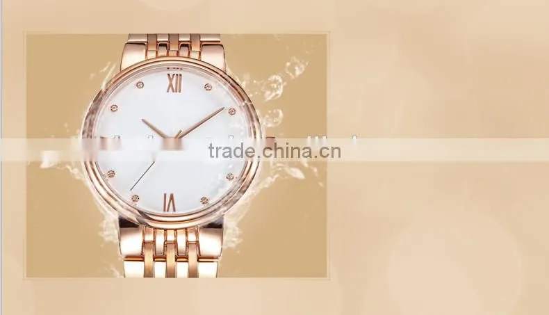 Luxury Quartz Stainless Steel Watch For Women And Men