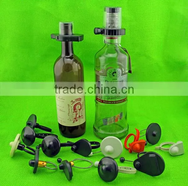 B008 anti-theft round magnectic AM retail printed wine bottle neck tag
