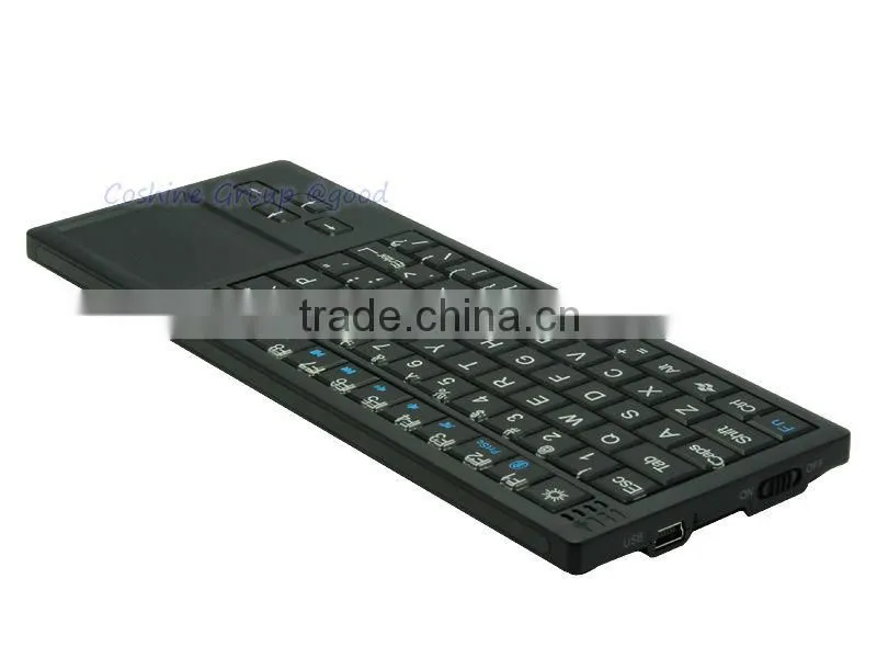 Mini wirelesss keyboard with Multi-touch pad for Android Mini PC iPod/iPhone 4.0 OS/Smart Phone/PC/HTPC/PS3