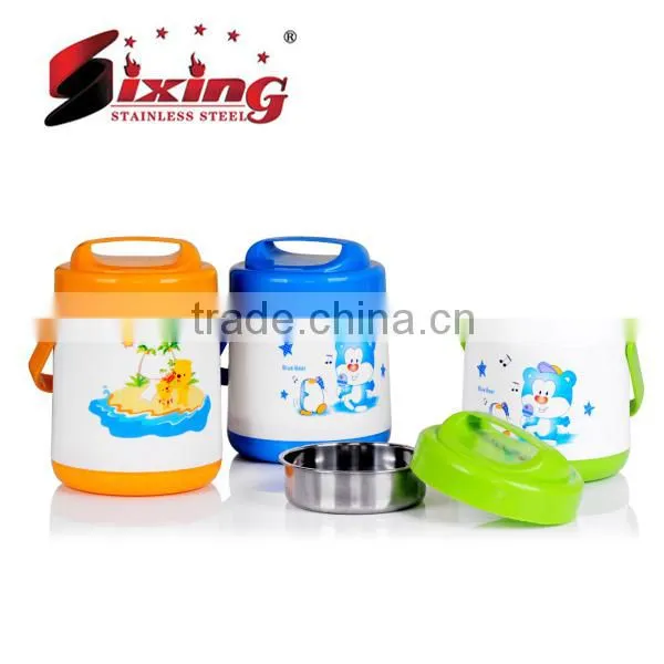 Different Color Stainless Steel Food Container For Students