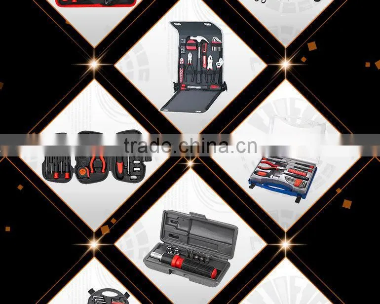 31pcs Gift Plastic Box Pack with EVA Inner Tray Mini Bit Socket Set Bar Tool Set