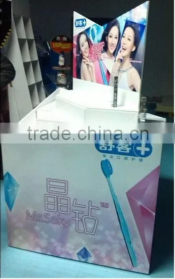 AEP promotional detergent paper display stand
