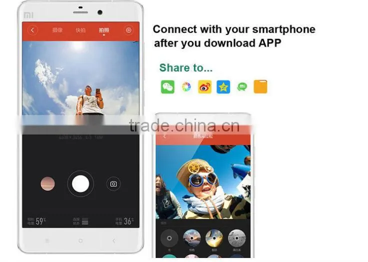 In stock Xiaomi Yi Action Sport Camera Xiaoyi Action Camera 16MP Ambarella Chip