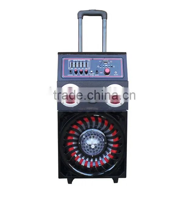 10 inch bluetooth speaker for stage or outdoor with remote wireless led MZ-155