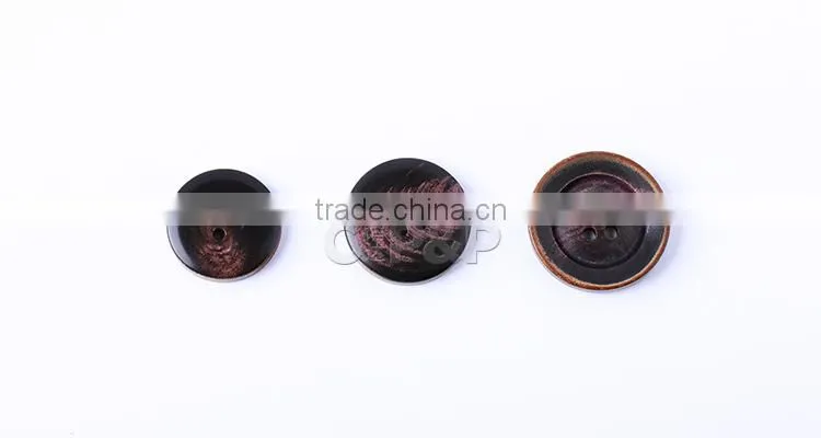 The classic wood sew on button for pants