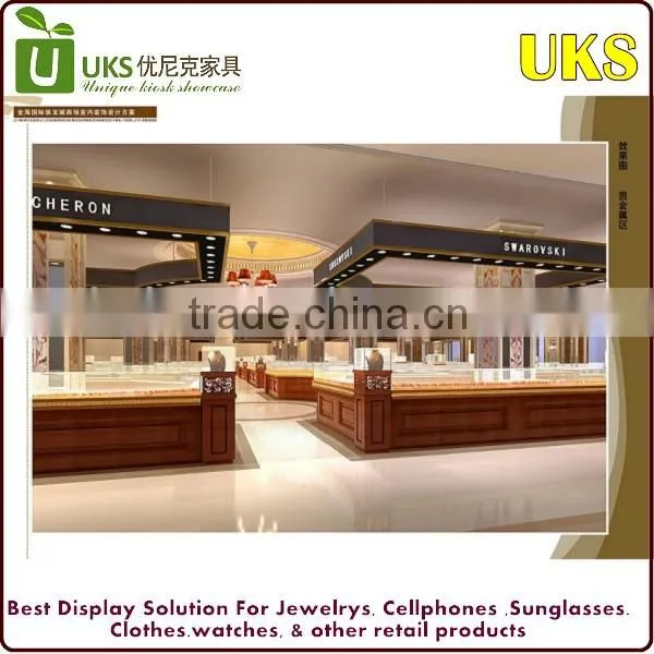 New products Jewelry display showcase/Jewelry showcase kiosk