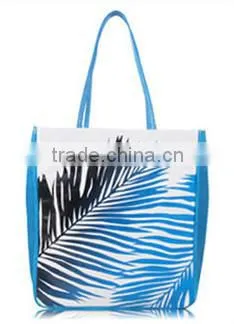 Factory price canvas beach bag 2015, beach tote bag, cheap beach bag