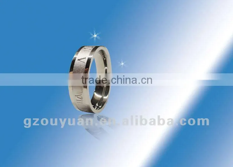 fashion wedding bands finger ring, titanium ring