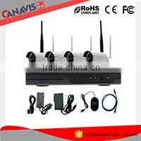 4ch 1 Megapixel 720P Outdoor/Indoor cctv hd system Dome and bullet camera dvr kit