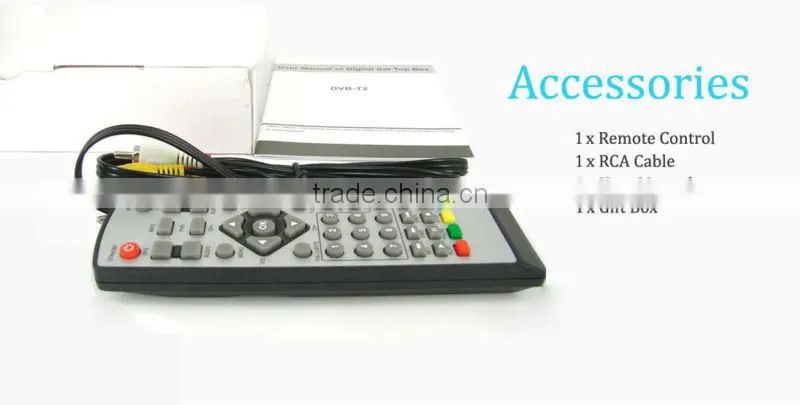 Metal Housing Full HD 1080P 220mm DVB-T2 Terrestrial TV Receiver with Digital LED Display