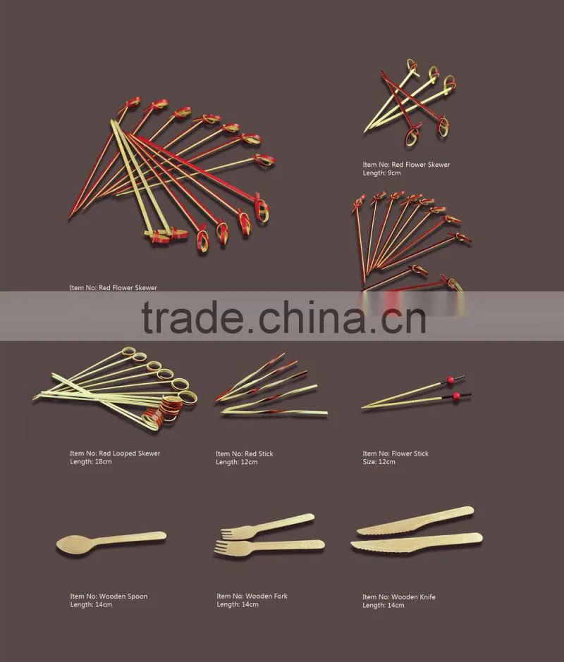 Hot sale wooden bbq skewers