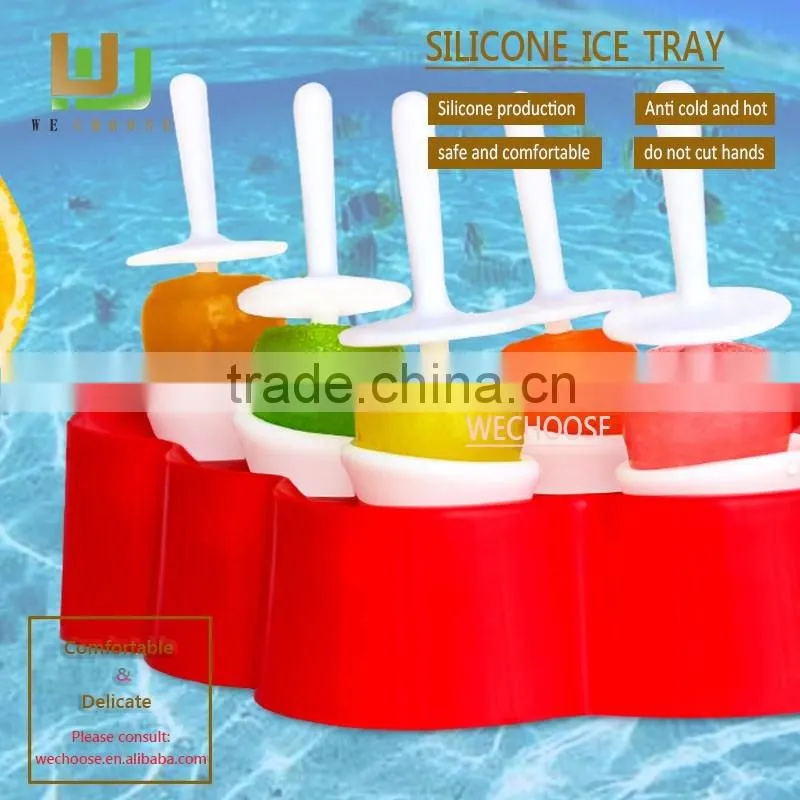 Wholesale highly appreciated silicone ball shaped ice cube tray DIY popsicle mold mini ice cube maker