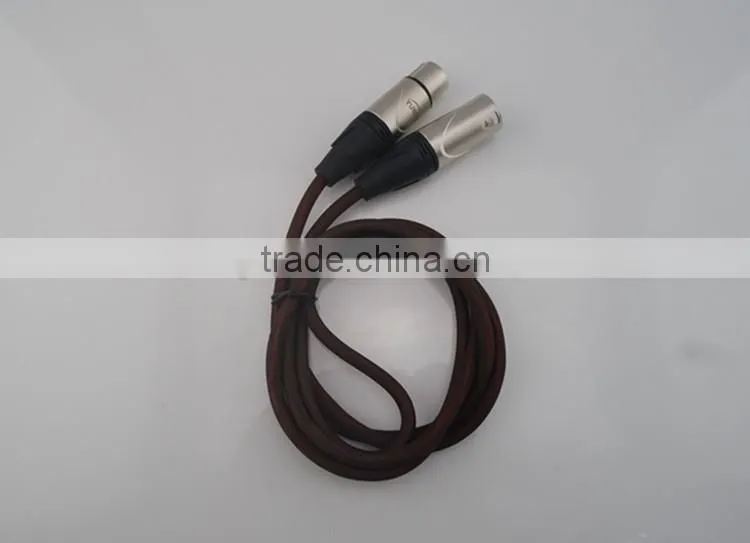 1.5m 5F XLR AV cable 3pin male to female microphone cable