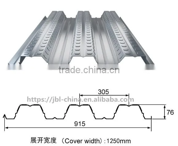 High-speed structural Metal trapezoidal sheet floor deck roll forming machine with Professional metal hydraulic machine