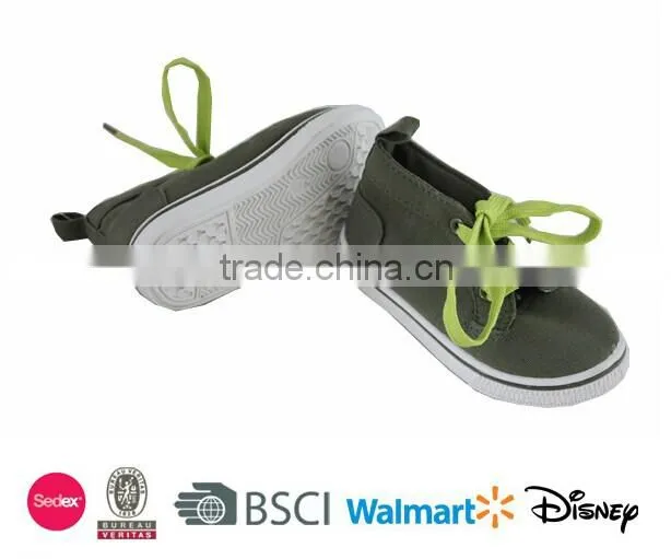 2014 latest cute lace-up canvas shoes for boys