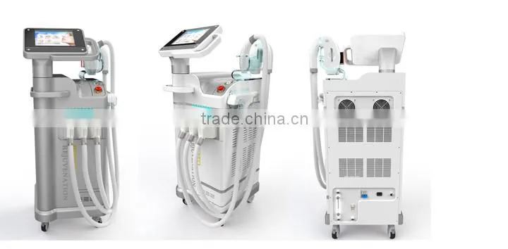 multifunctional ipl shr skin rejuvenation spider removal/nd yag laser tattoo temoval machine hair removal