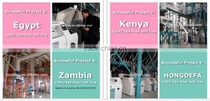 Capacity For Maize Milling Machine, Maize Flour Production Line