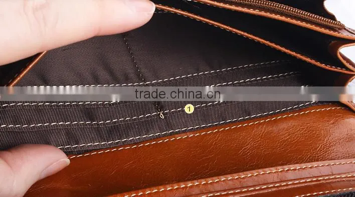 Alibaba China new fashion clutch bag men lady leather wallet purse