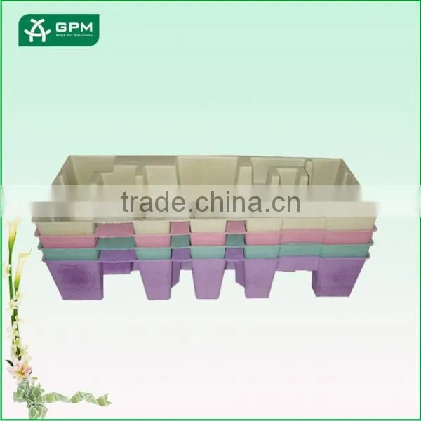 Eco friendly recycled molded fiber packaging wholesale